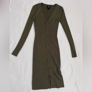 Olive green dress